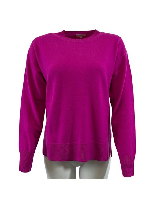 MAGLIA DONNA FUCSIA A GIROCOLLO ESSENTIEL STUDIO | LMD012FUXIA